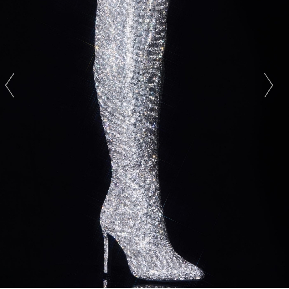 Blingy Thighhigh Boots